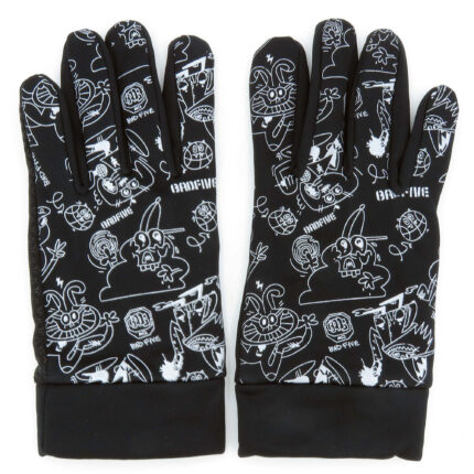 دستکش دوچرخه سواری مدل گرافیتی کد 1560