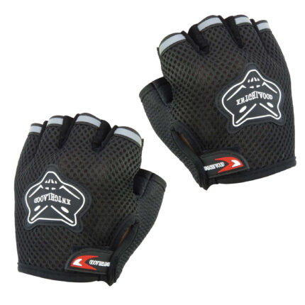 دستکش دوچرخه سواری مدل نیمه انگشتی طرح تابستونی کد 1648 سایز L