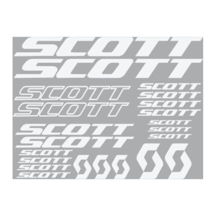 برچسب شبرنگ بدنه دوچرخه کد 70 بسته 22 عددی