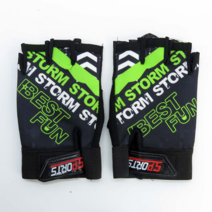 دستکش دوچرخه سواری نیمه انگشتی مدل اسپرت کد 1665 سایز L