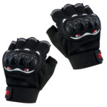 دستکش دوچرخه سواری نیمه انگشتی مدل محافظ دار کد 1649 سایز L