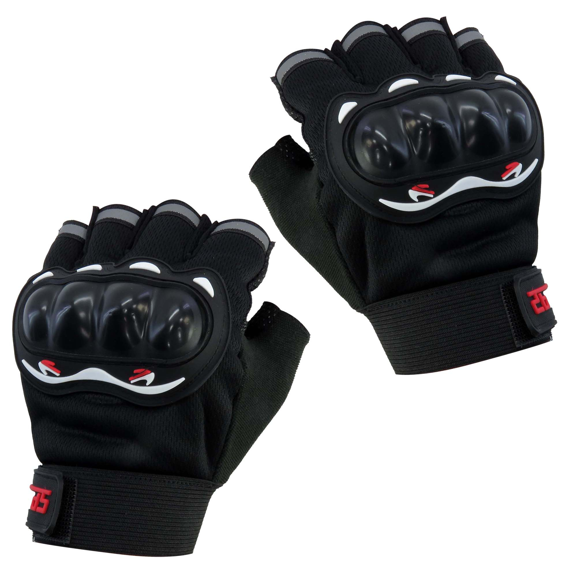 دستکش دوچرخه سواری نیمه انگشتی مدل محافظ دار کد 1649 سایز L دستکش دوچرخه سواری نیمه انگشتی مدل محافظ دار کد 1649 سایز L