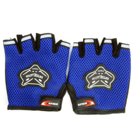 دستکش دوچرخه سواری مدل نیمه انگشتی طرح تابستونی کد 1648 سایز L