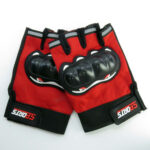 دستکش دوچرخه سواری نیمه انگشتی مدل محافظ دار کد 1649 سایز L