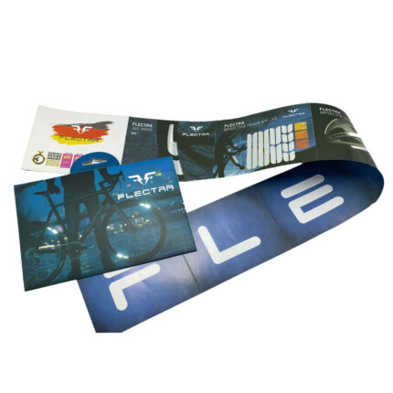 برچسب شبرنگ دوچرخه فلکترا مدل FRAME36 بسته 36 عددی